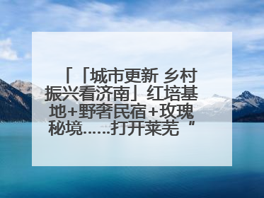 「城市更新 乡村振兴看济南」红培基地+野奢民宿+玫瑰秘境……打开莱芜“齐鲁情映山红片区”的破圈秘籍