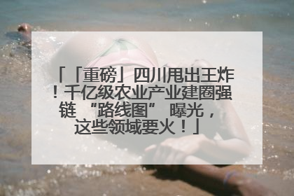 「重磅」四川甩出王炸！千亿级农业产业建圈强链 “路线图” 曝光，这些领域要火！