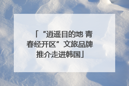 “逍遥目的地 青春经开区”文旅品牌推介走进韩国