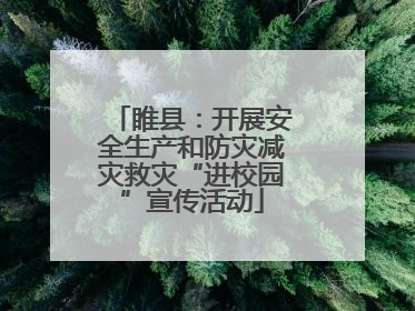 睢县：开展安全生产和防灾减灾救灾“进校园”宣传活动