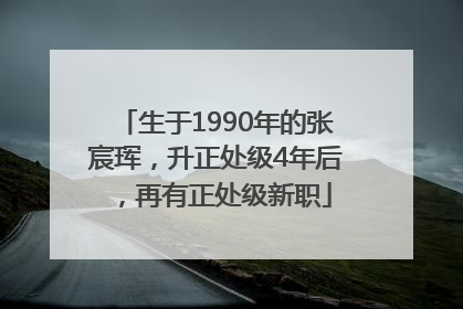 生于1990年的张宸珲,升正处级4年后,再有正处级新职