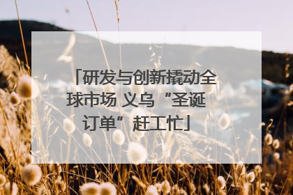 研发与创新撬动全球市场 义乌“圣诞订单”赶工忙