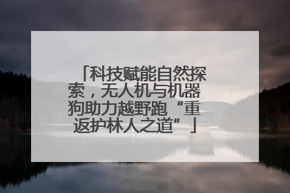 科技赋能自然探索，无人机与机器狗助力越野跑“重返护林人之道”