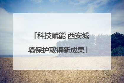 科技赋能 西安城墙保护取得新成果