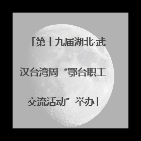 第十九届湖北·武汉台湾周“鄂台职工交流活动”举办