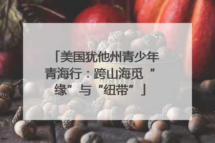 美国犹他州青少年青海行：跨山海觅“缘”与“纽带”