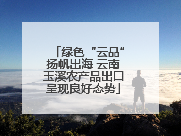 绿色“云品”扬帆出海 云南玉溪农产品出口呈现良好态势