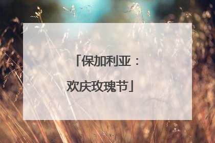 保加利亚：欢庆玫瑰节
