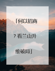 何以招商？看兰山升维破局