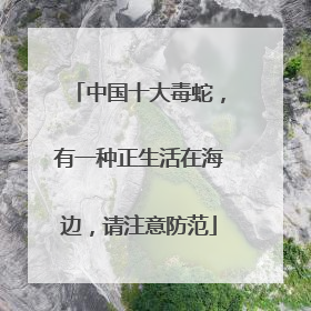 中国十大毒蛇，有一种正生活在海边，请注意防范