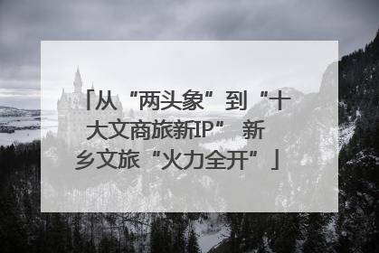 从“两头象”到“十大文商旅新IP” 新乡文旅“火力全开”