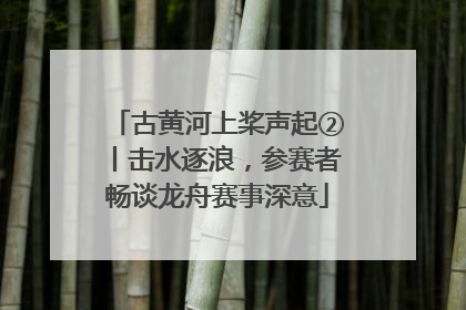 古黄河上桨声起②丨击水逐浪，参赛者畅谈龙舟赛事深意