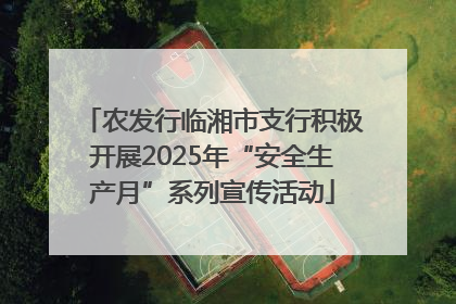 农发行临湘市支行积极开展2025年“安全生产月”系列宣传活动