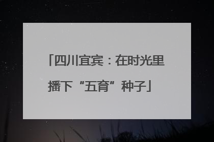 四川宜宾：在时光里播下“五育”种子