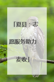 夏县：志愿服务助力麦收