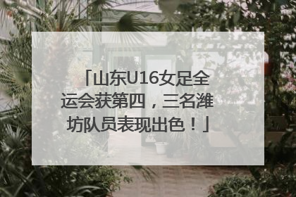 山东U16女足全运会获第四，三名潍坊队员表现出色！