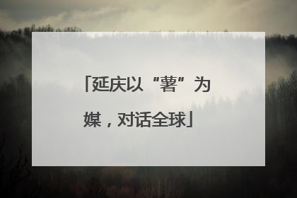 延庆以“薯”为媒，对话全球