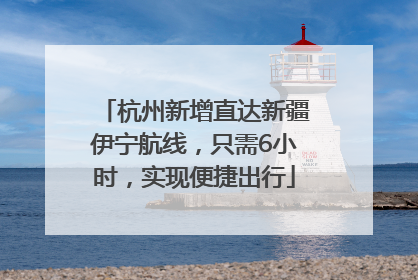 杭州新增直达新疆伊宁航线，只需6小时，实现便捷出行