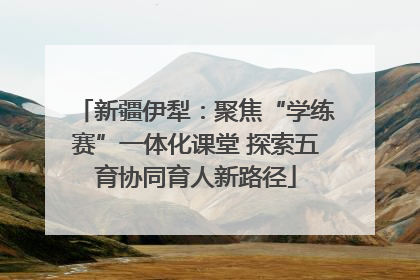 新疆伊犁：聚焦“学练赛”一体化课堂 探索五育协同育人新路径