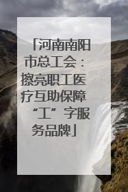 河南南阳市总工会：擦亮职工医疗互助保障“工”字服务品牌