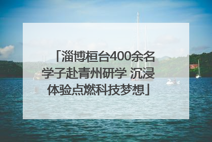 淄博桓台400余名学子赴青州研学 沉浸体验点燃科技梦想