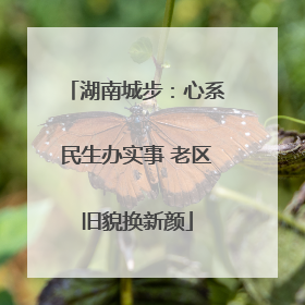 湖南城步：心系民生办实事 老区旧貌换新颜