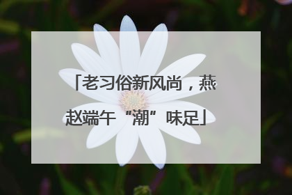 老习俗新风尚，燕赵端午“潮”味足