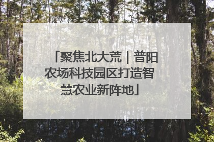 聚焦北大荒｜普阳农场科技园区打造智慧农业新阵地