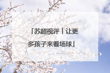 苏超视评︱让更多孩子来看场球