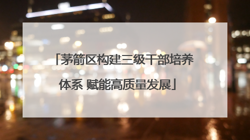 茅箭区构建三级干部培养体系 赋能高质量发展