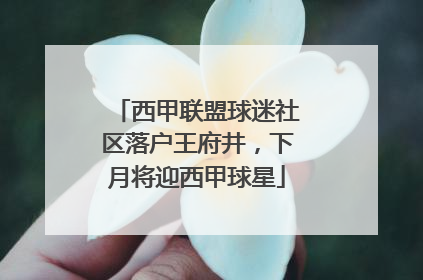 西甲联盟球迷社区落户王府井，下月将迎西甲球星