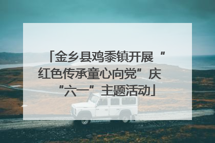 金乡县鸡黍镇开展“红色传承童心向党”庆“六一”主题活动