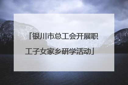 银川市总工会开展职工子女家乡研学活动