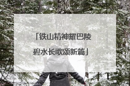 铁山精神耀巴陵 碧水长歌颂新篇