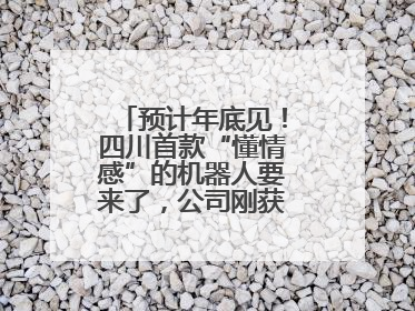 预计年底见！四川首款“懂情感”的机器人要来了，公司刚获数千万元融资