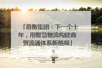 首衡集团：下一个十年，用智慧物流构建商贸流通体系新格局