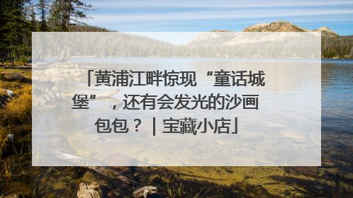 黄浦江畔惊现“童话城堡”，还有会发光的沙画包包？｜宝藏小店