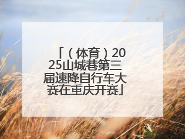 （体育）2025山城巷第三届速降自行车大赛在重庆开赛