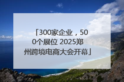 300家企业，500个展位 2025郑州跨境电商大会开幕